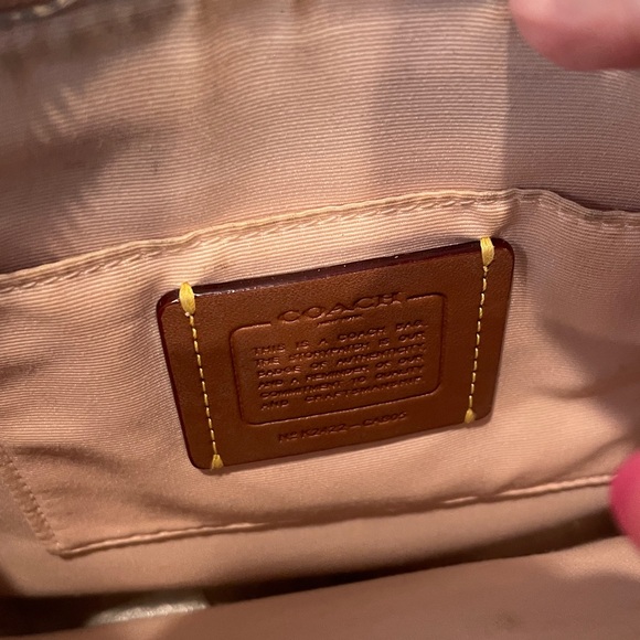 TODAY ONLY!!! Coach Mini Rowan Light Pink and Roses Crossbody Bag - Picture 9 of 10